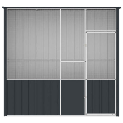 Bird Cage Anthracite 215x78x200 cm Galvanised Steel