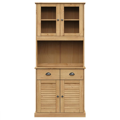 Highboard "VIGO" 78x40x175 cm Solid Wood Pine