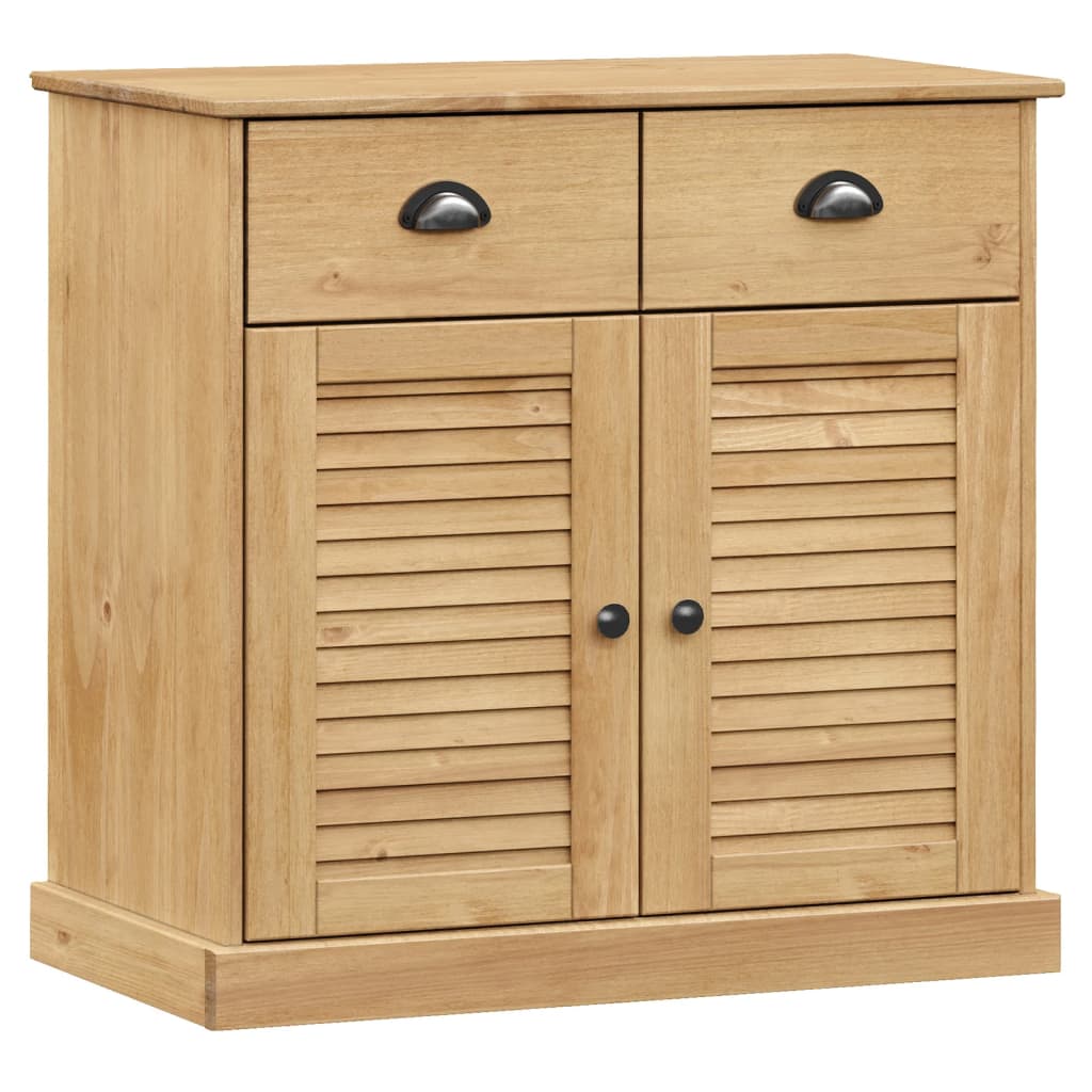 Highboard "VIGO" 78x40x175 cm Solid Wood Pine
