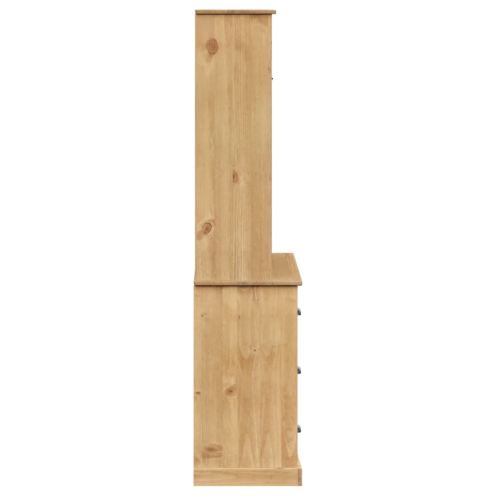 Highboard "VIGO" 78x40x175 cm Solid Wood Pine