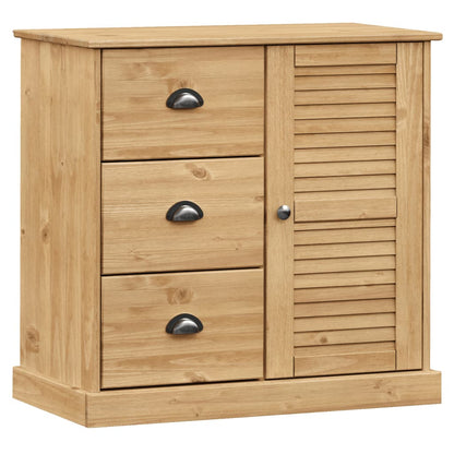 Highboard "VIGO" 78x40x175 cm Solid Wood Pine