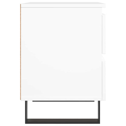 Bedside Cabinet White 40x35x50 cm Engineered Wood