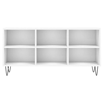 TV Cabinet White 103.5x30x50 cm Engineered Wood