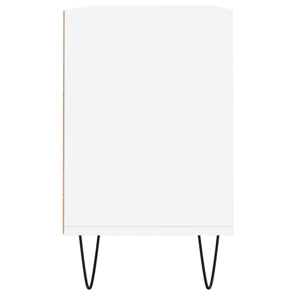 TV Cabinet White 103.5x30x50 cm Engineered Wood