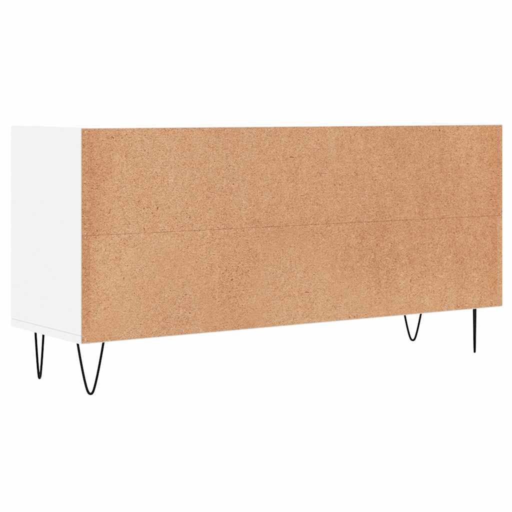 TV Cabinet White 103.5x30x50 cm Engineered Wood