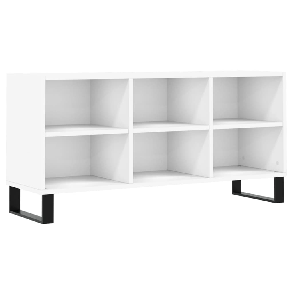 TV Cabinet White 103.5x30x50 cm Engineered Wood