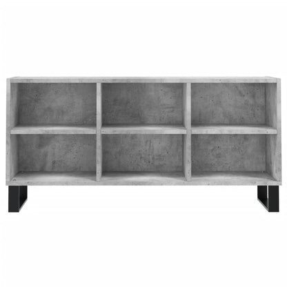 TV Cabinet Concrete Grey 103,5x30x50 cm Engineered Wood