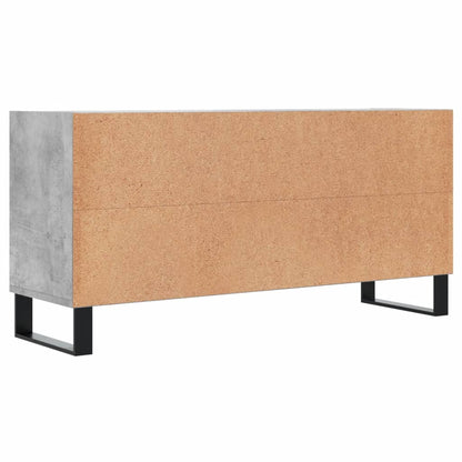 TV Cabinet Concrete Grey 103,5x30x50 cm Engineered Wood