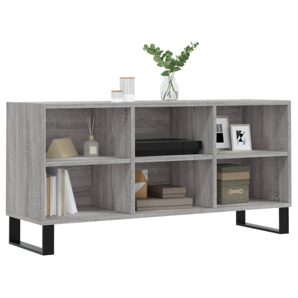 TV Cabinet Grey Sonoma 103,5x30x50 cm Engineered Wood