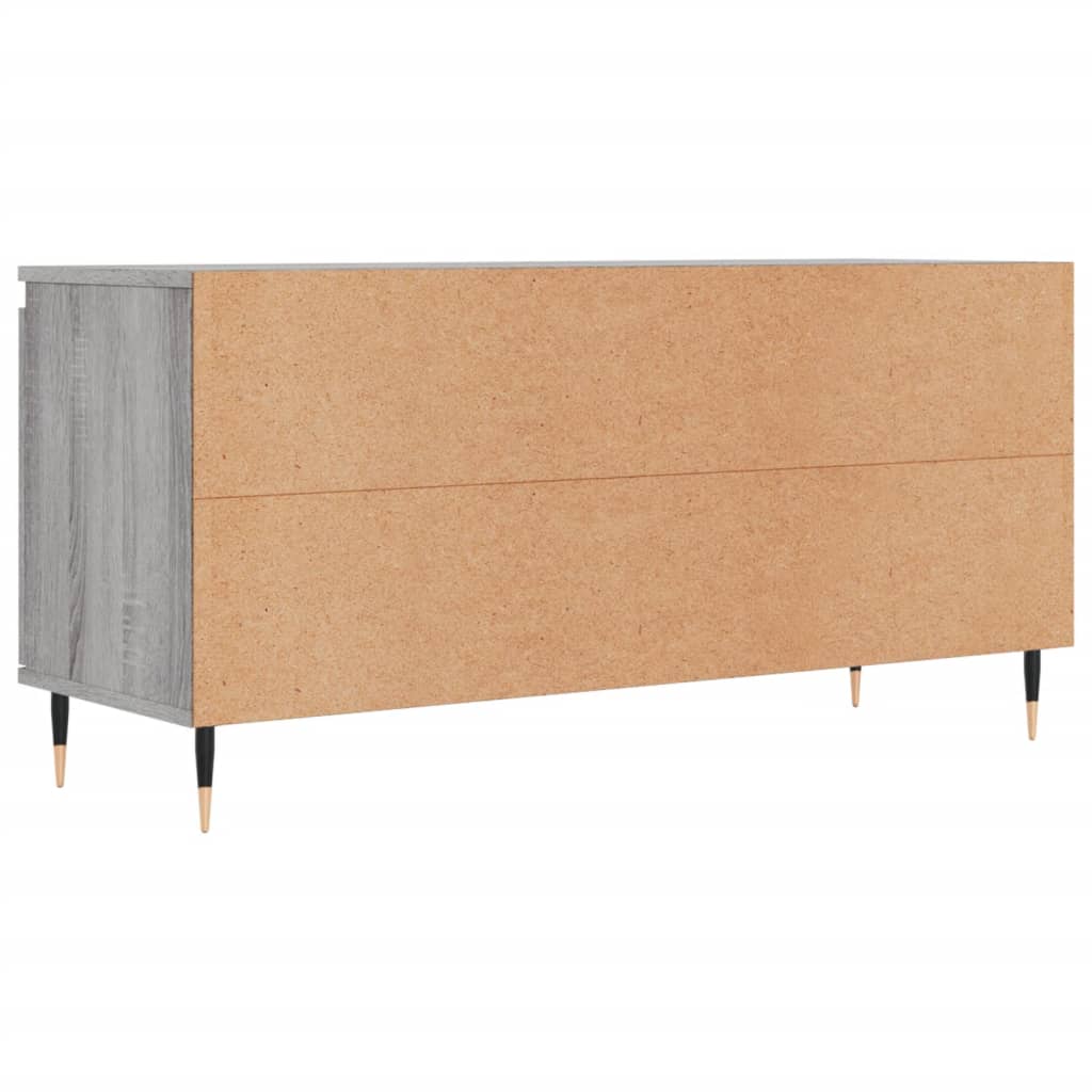 TV Cabinet Grey Sonoma 104x35x50 cm Engineered Wood