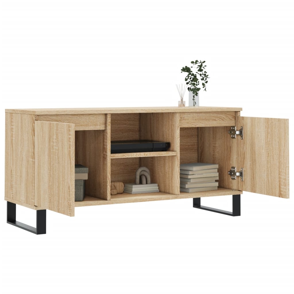 TV Cabinet Sonoma Oak 104x35x50 cm Engineered Wood