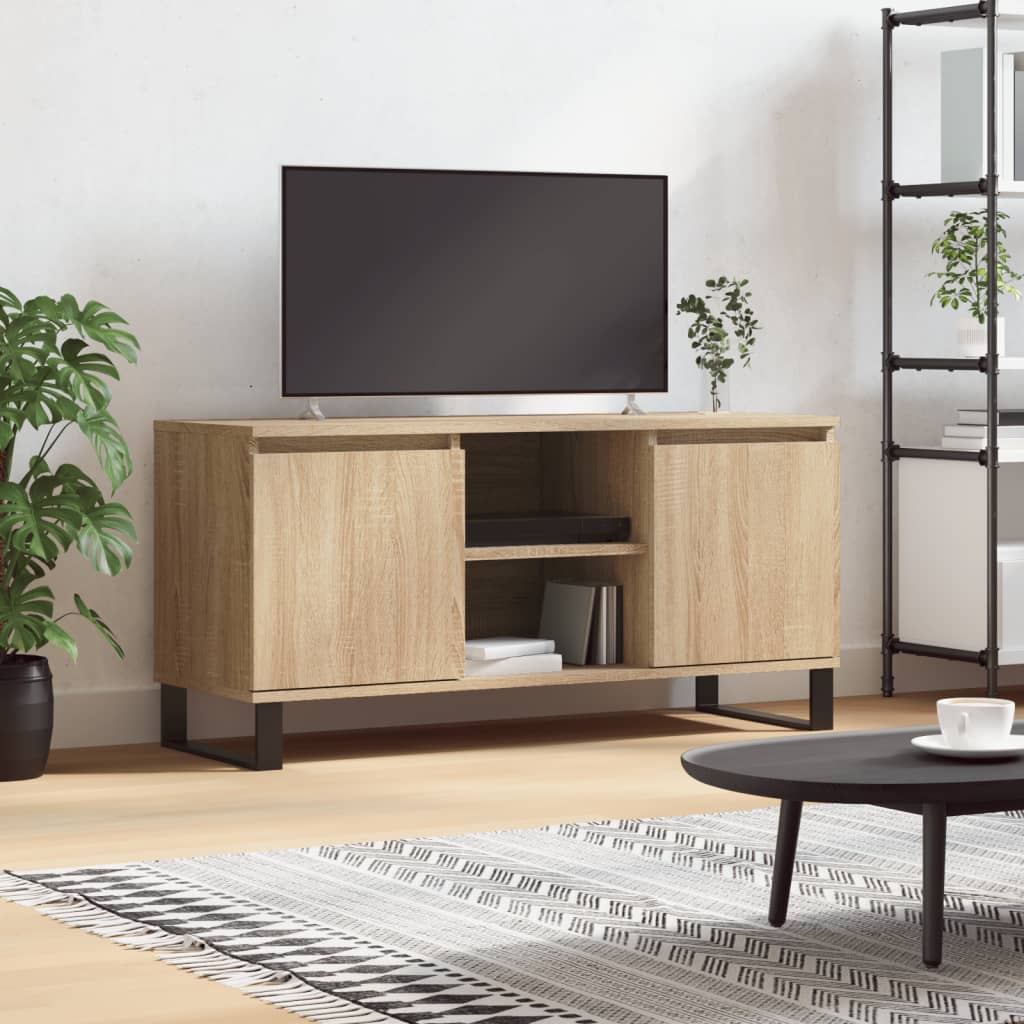 TV Cabinet Sonoma Oak 104x35x50 cm Engineered Wood