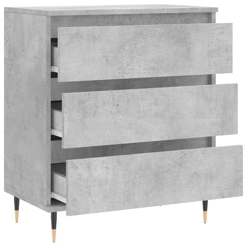 Sideboard Concrete Grey 60x35x70 cm Engineered Wood