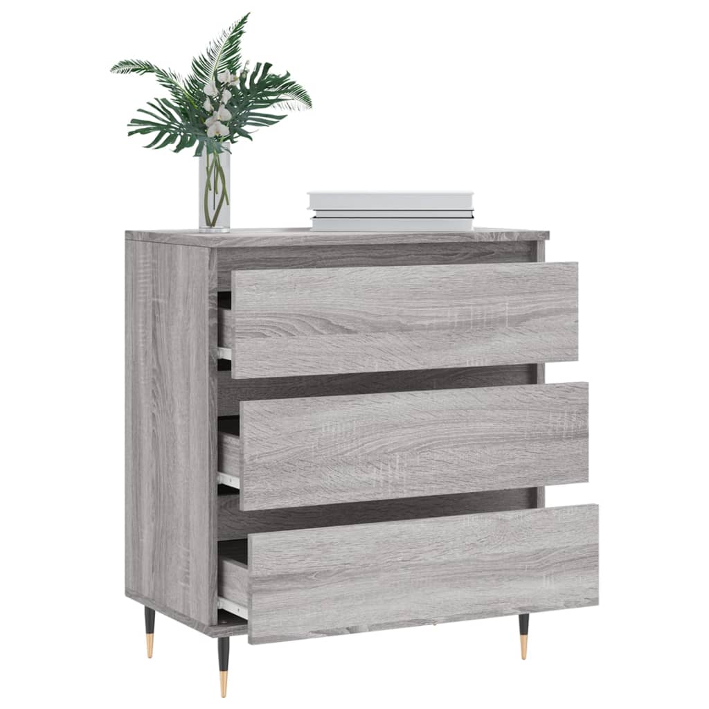 Sideboard Grey Sonoma 60x35x70 cm Engineered Wood