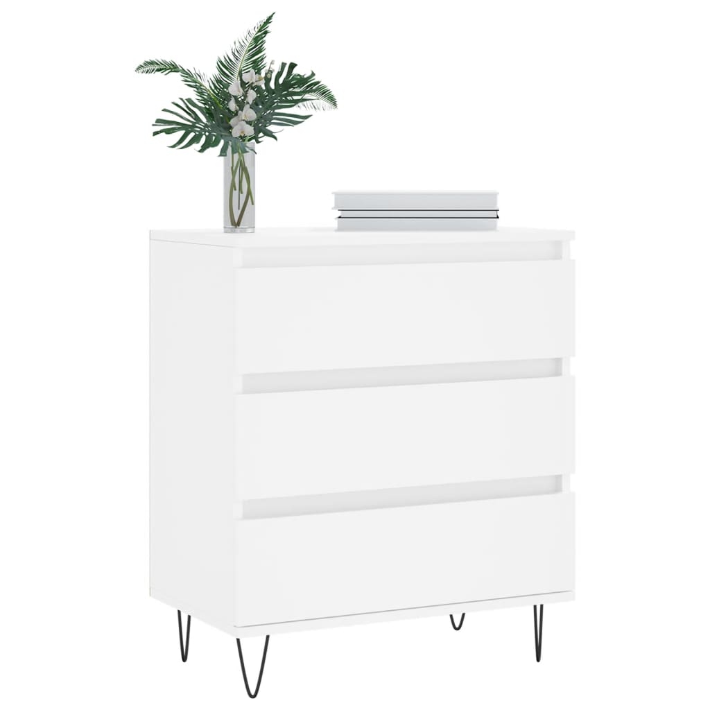 Sideboard White 60x35x70 cm Engineered Wood