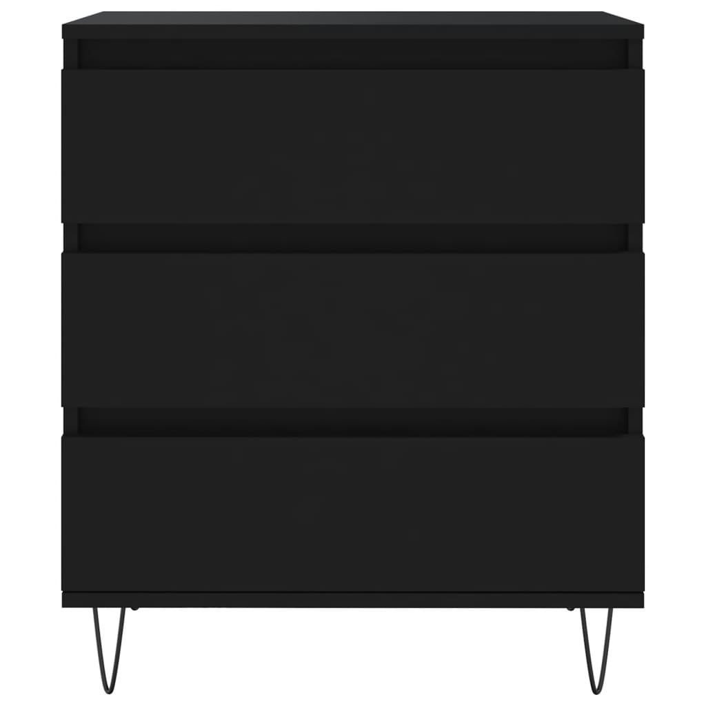 Sideboard Black 60x35x70 cm Engineered Wood