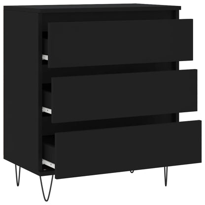 Sideboard Black 60x35x70 cm Engineered Wood