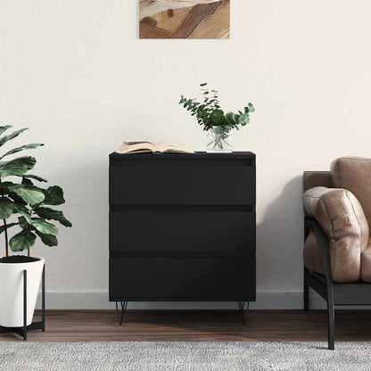 Sideboard Black 60x35x70 cm Engineered Wood