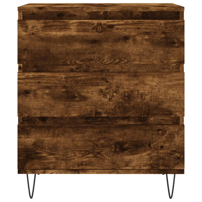 Sideboard Smoked Oak 60x35x70 cm Engineered Wood