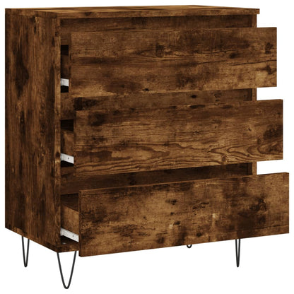 Sideboard Smoked Oak 60x35x70 cm Engineered Wood