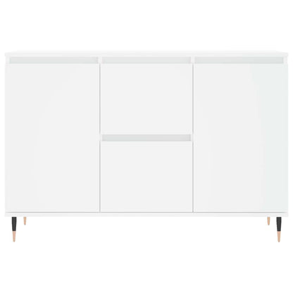 Sideboard White 101.5x35x70 cm Engineered Wood
