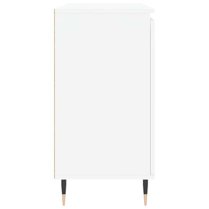 Sideboard White 101.5x35x70 cm Engineered Wood