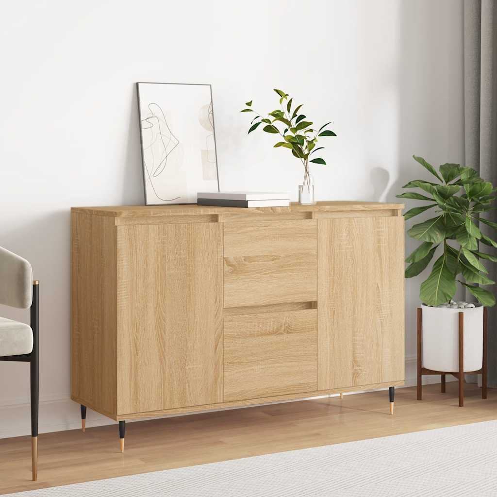 Sideboard Sonoma Oak 101,5x35x70 cm Engineered Wood