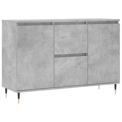 Sideboard Concrete Grey 101.5x35x70 cm Engineered Wood