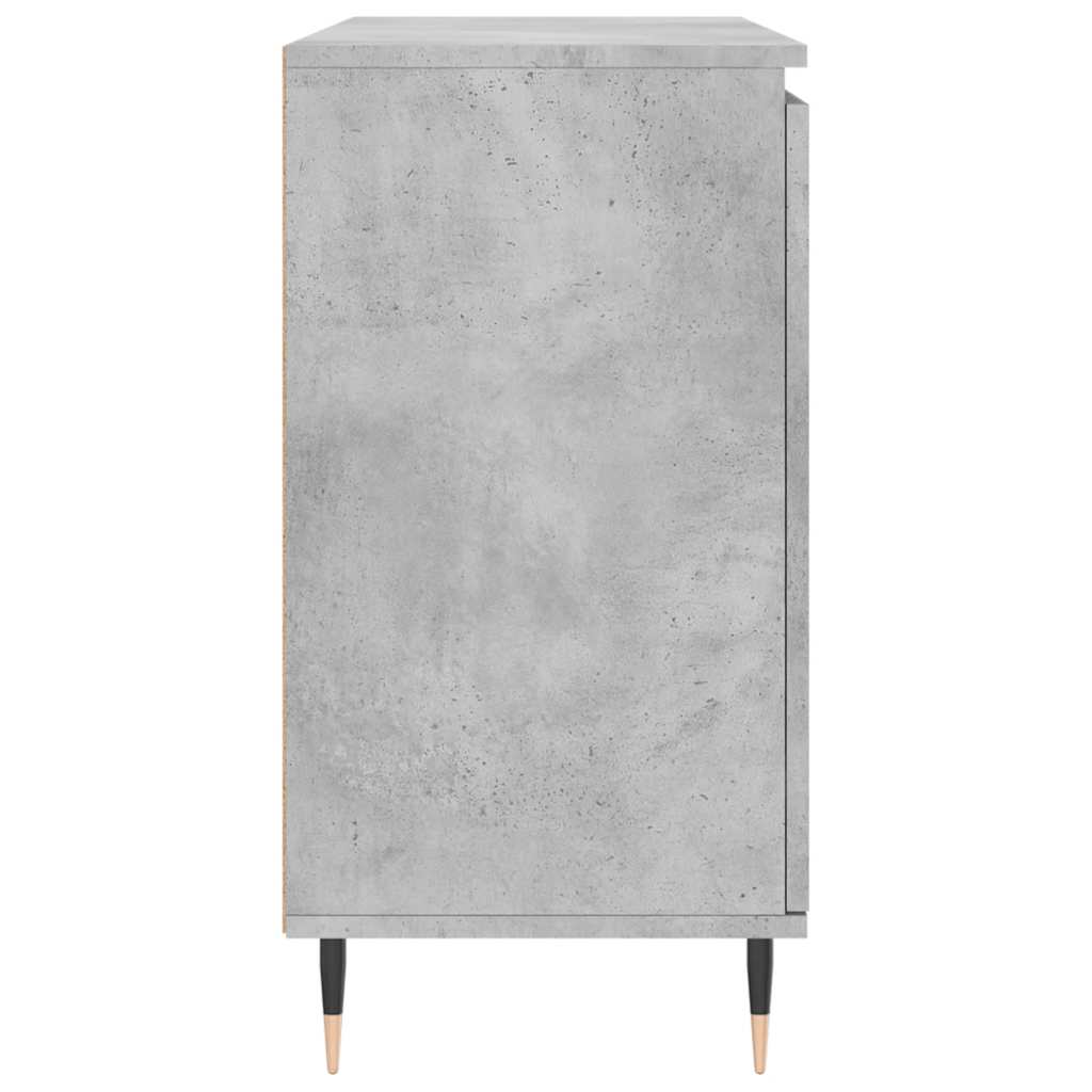 Sideboard Concrete Grey 101.5x35x70 cm Engineered Wood