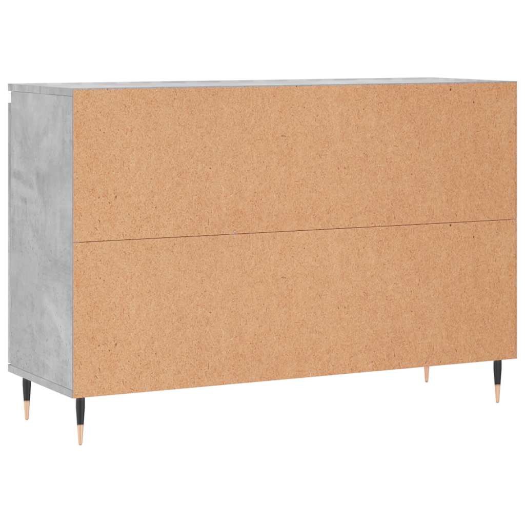 Sideboard Concrete Grey 101.5x35x70 cm Engineered Wood