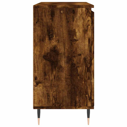 Sideboard Smoked Oak 101,5x35x70 cm Engineered Wood