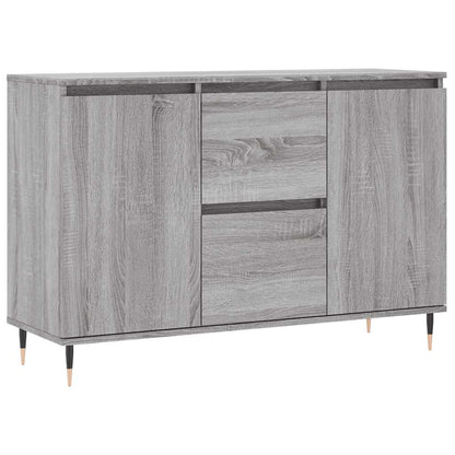 Sideboard Grey Sonoma 101.5x35x70 cm Engineered Wood