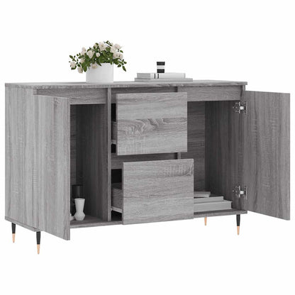 Sideboard Grey Sonoma 101,5x35x70 cm Engineered Wood