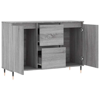 Sideboard Grey Sonoma 101,5x35x70 cm Engineered Wood
