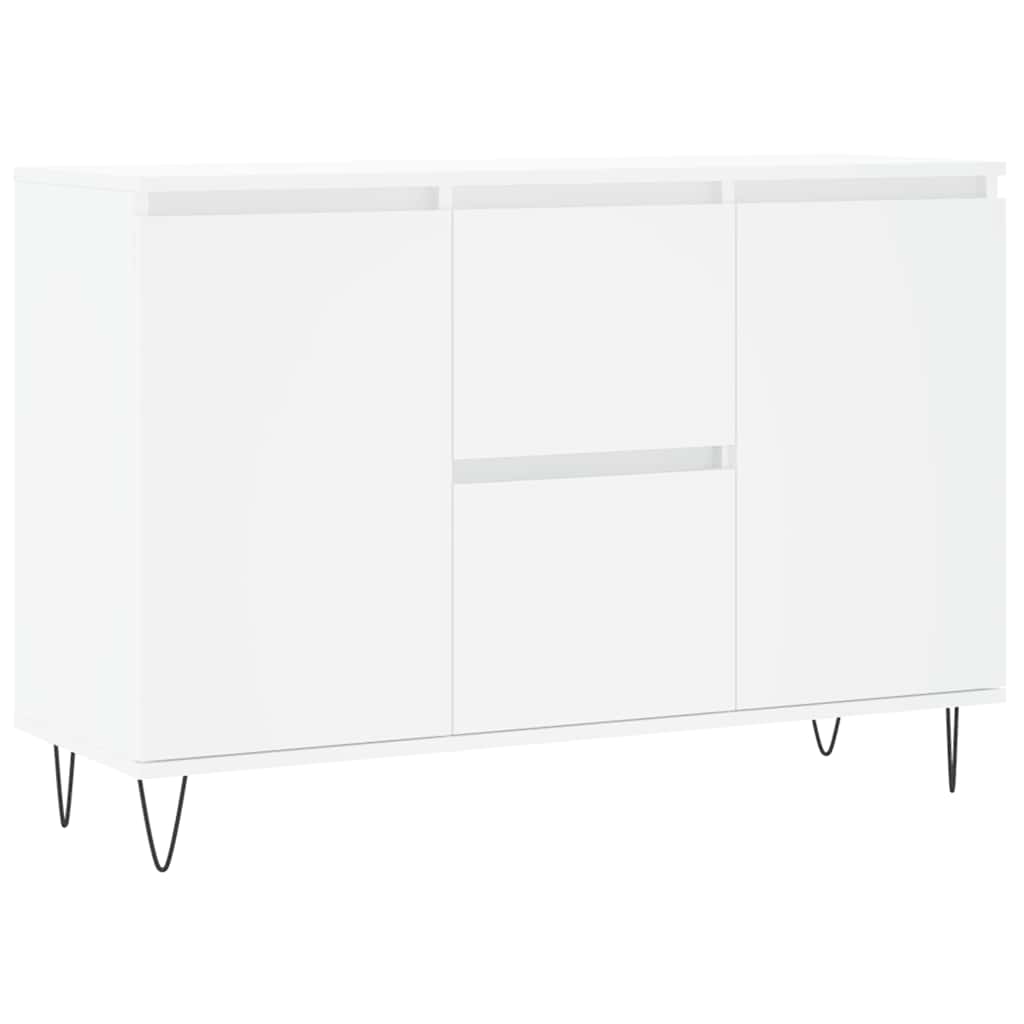 Sideboard White 101,5x35x70 cm Engineered Wood