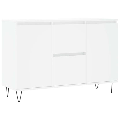 Sideboard White 101,5x35x70 cm Engineered Wood