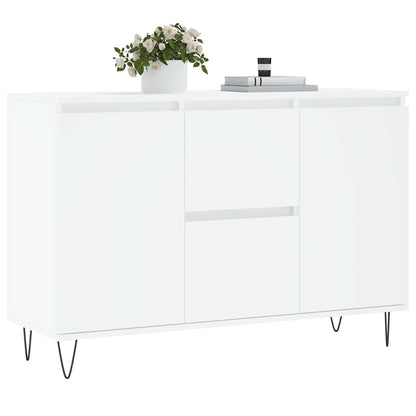 Sideboard White 101,5x35x70 cm Engineered Wood