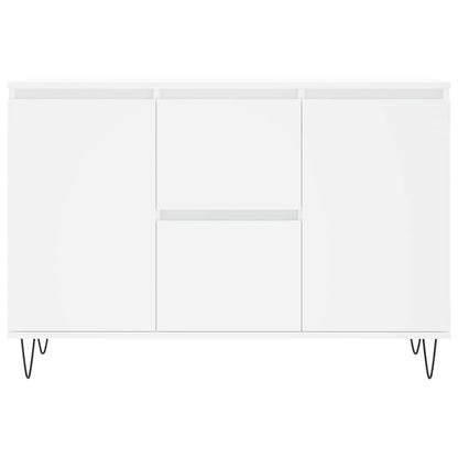 Sideboard White 101,5x35x70 cm Engineered Wood