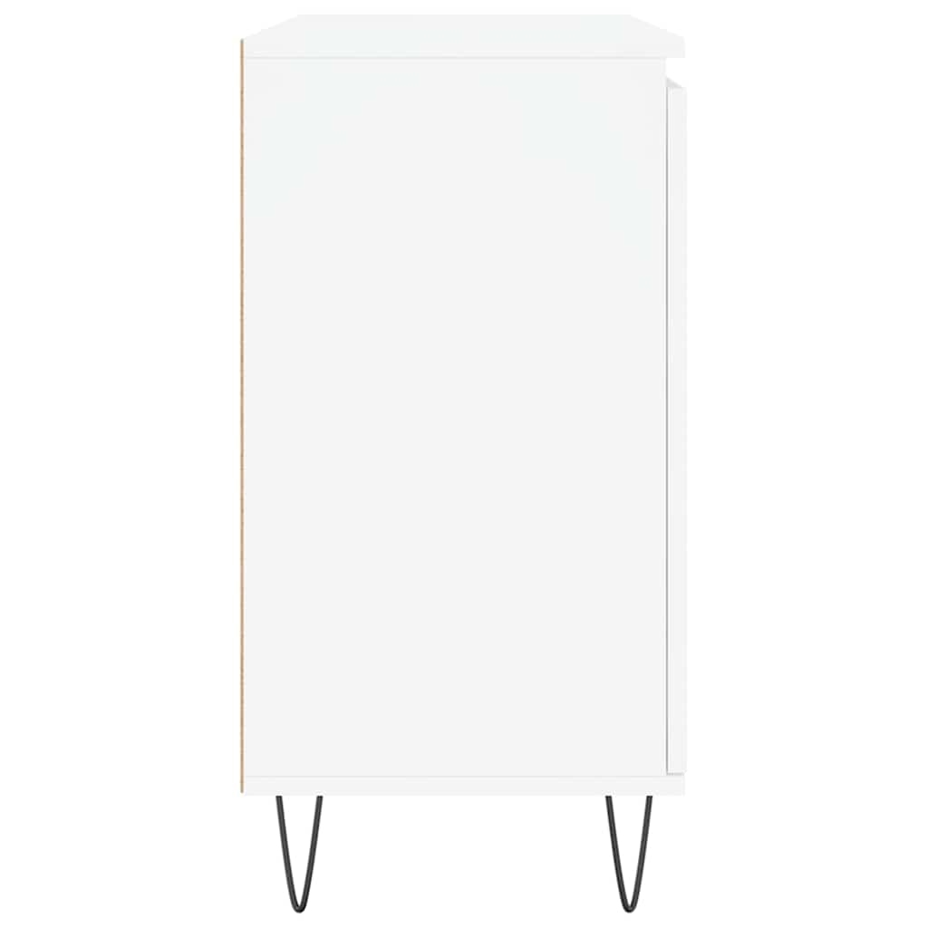 Sideboard White 101,5x35x70 cm Engineered Wood