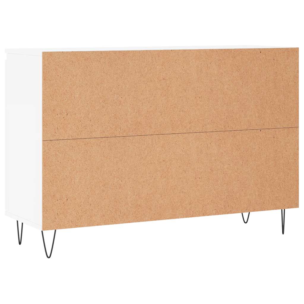 Sideboard White 101,5x35x70 cm Engineered Wood