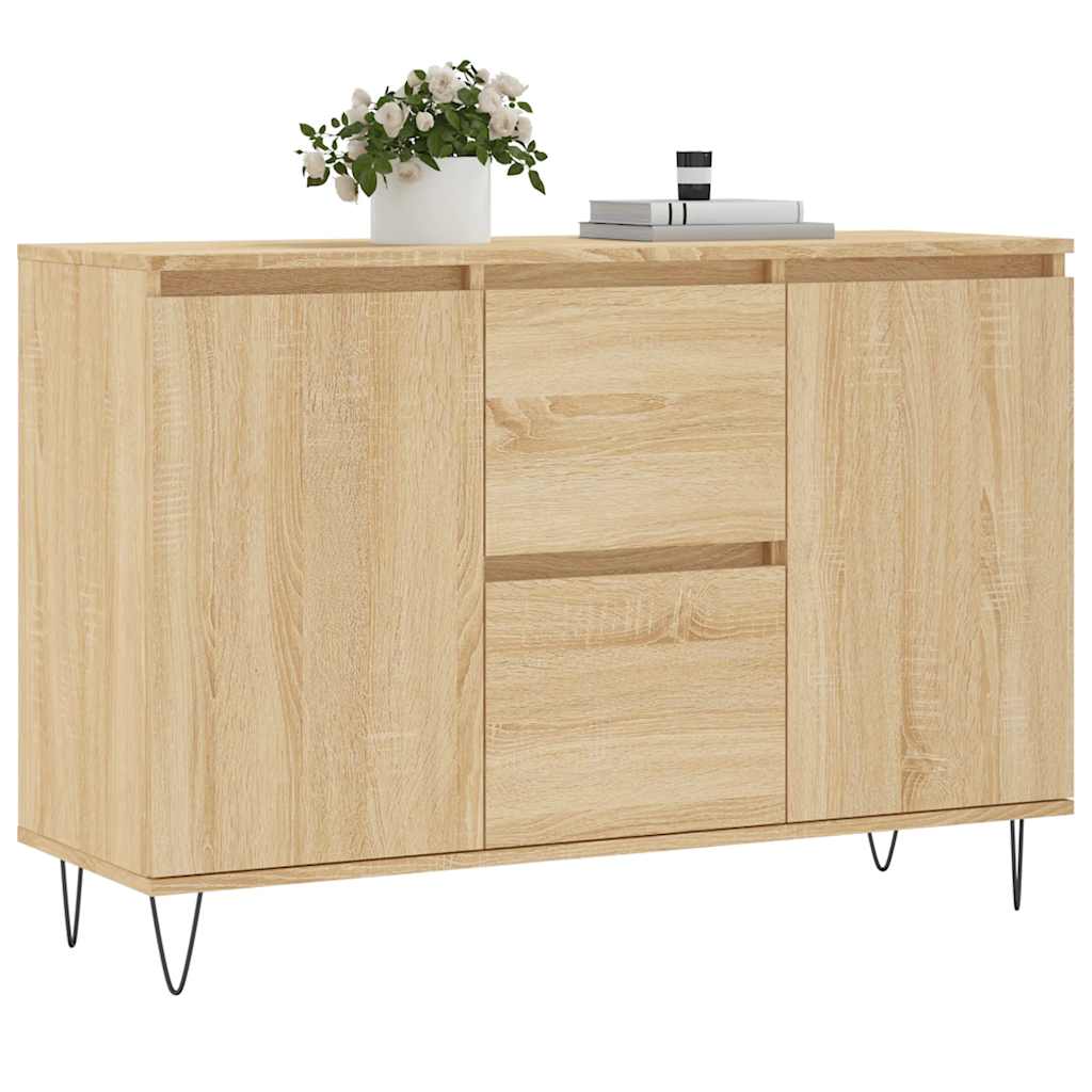 Sideboard Sonoma Oak 101,5x35x70 cm Engineered Wood