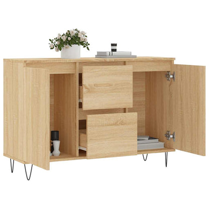 Sideboard Sonoma Oak 101,5x35x70 cm Engineered Wood