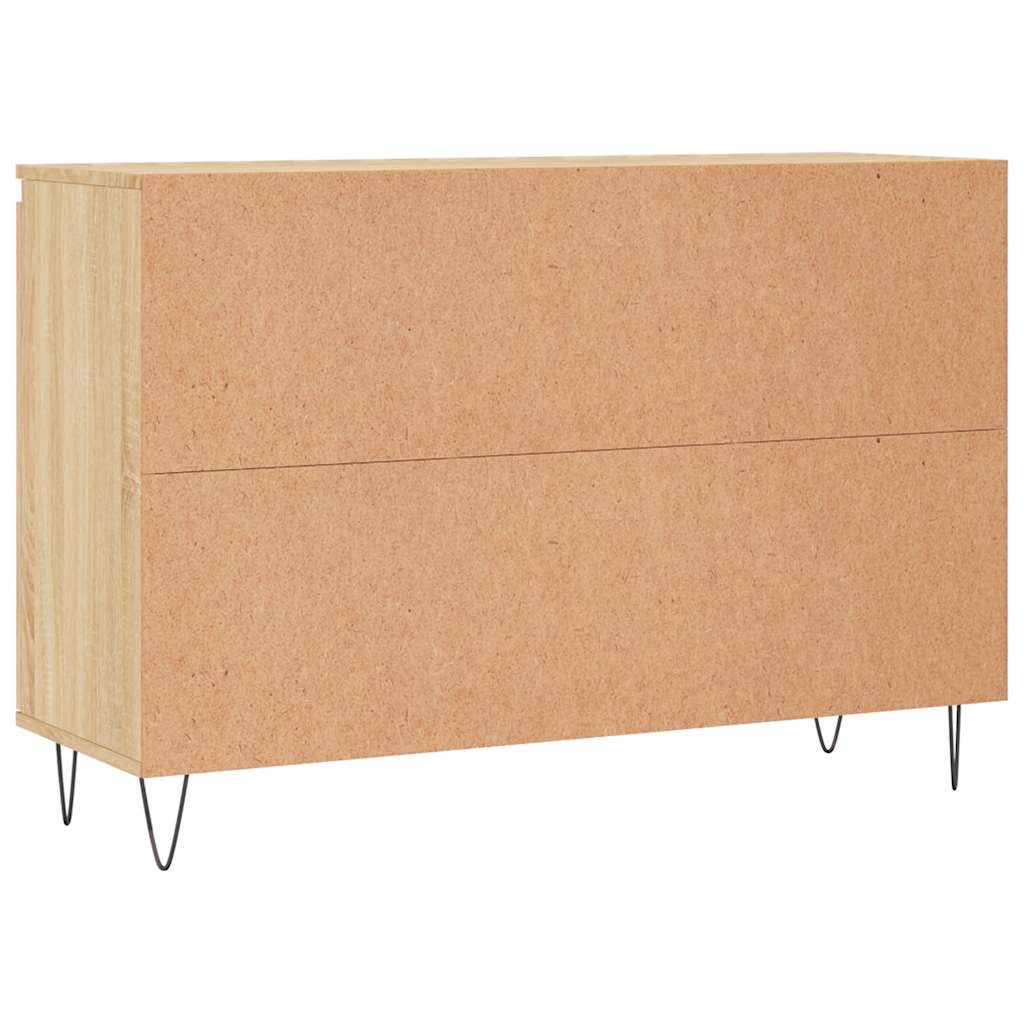 Sideboard Sonoma Oak 101.5x35x70 cm Engineered Wood