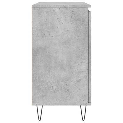 Sideboard Concrete Grey 101,5x35x70 cm Engineered Wood