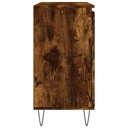 Sideboard Smoked Oak 101,5x35x70 cm Engineered Wood