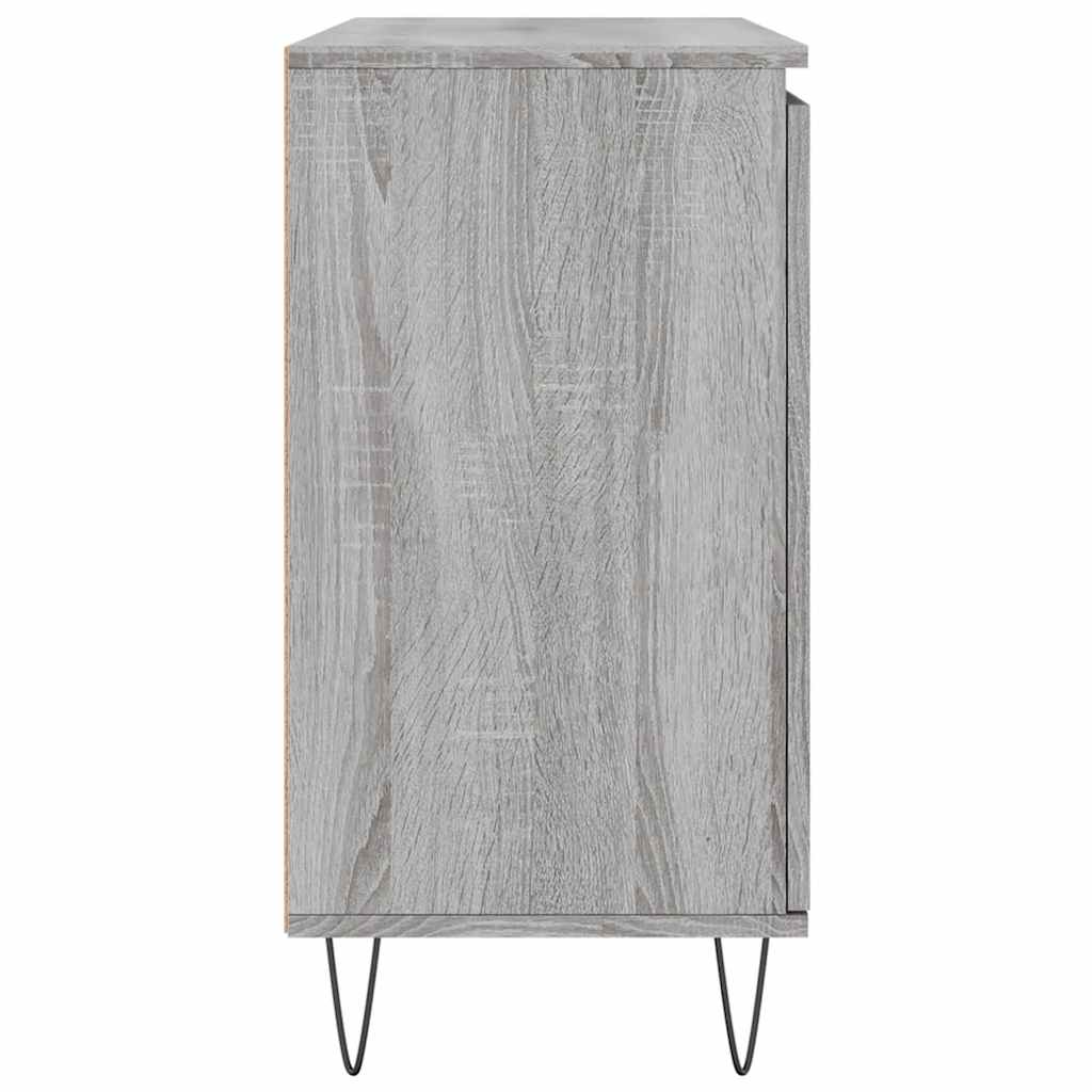 Sideboard Grey Sonoma 101,5x35x70 cm Engineered Wood