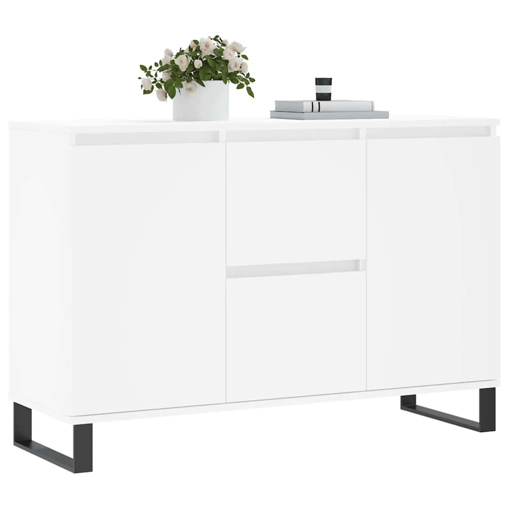 Sideboard White 101,5x35x70 cm Engineered Wood