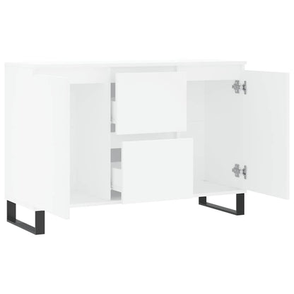 Sideboard White 101,5x35x70 cm Engineered Wood