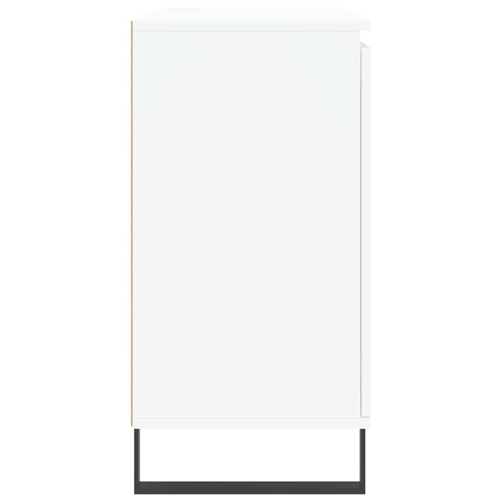 Sideboard White 101,5x35x70 cm Engineered Wood