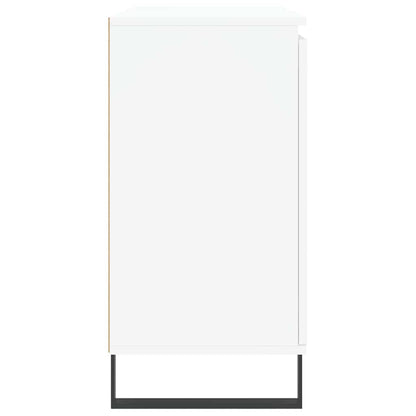 Sideboard White 101,5x35x70 cm Engineered Wood